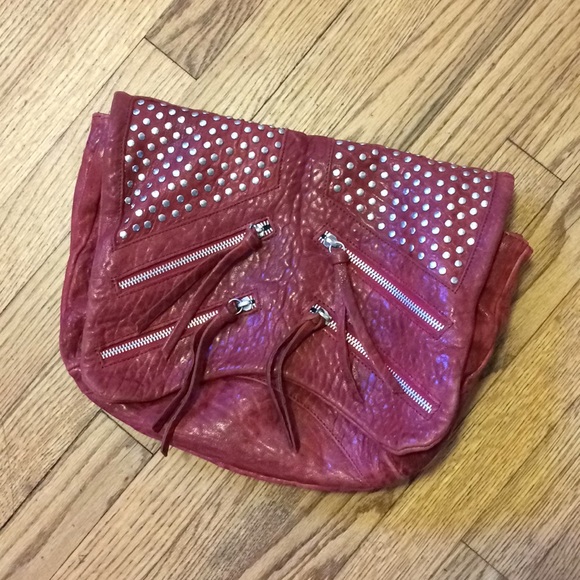 Great by Sandie, Paris RARE studded leather bag - Picture 2 of 7